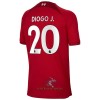 Officiële Voetbalshirt Liverpool Diogo J. 20 Thuis 2022-23 - Heren